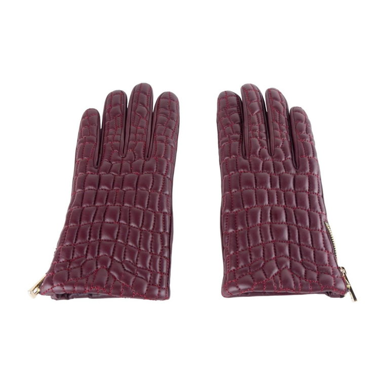 Red Lambskin Glove Cavalli Class