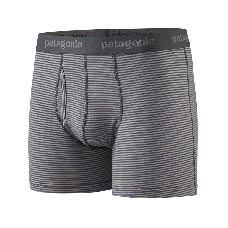 Męskie bokserki termoaktywne Patagonia Essential Boxer Briefs 3" fathom: forge grey - XL