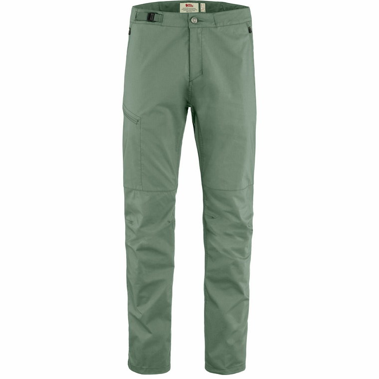 Męskie spodnie trekkingowe Fjällraven Abisko Hike Trousers patina green - 46