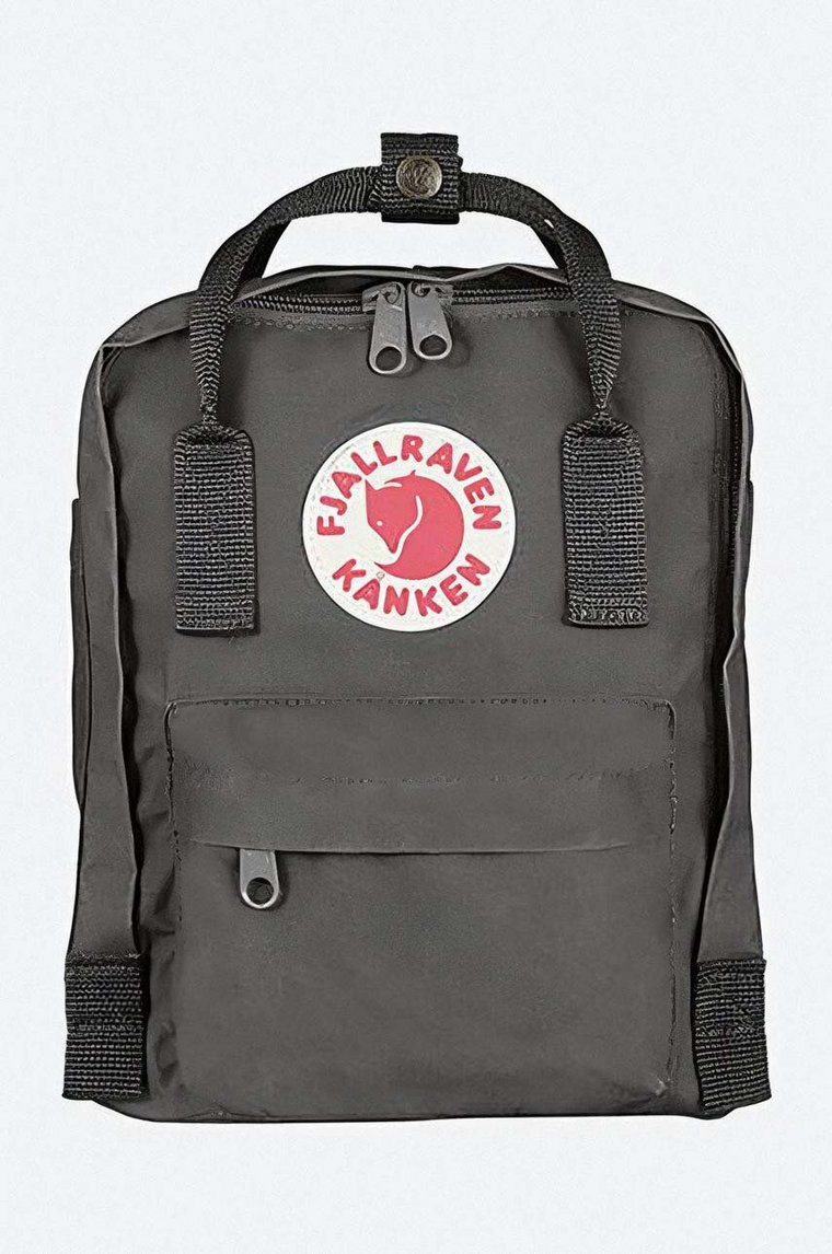 Fjallraven plecak Kanken Mini kolor szary mały z aplikacją F23561.46-46