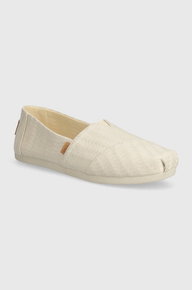 Toms espadryle Alpargata kolor beżowy 10020674