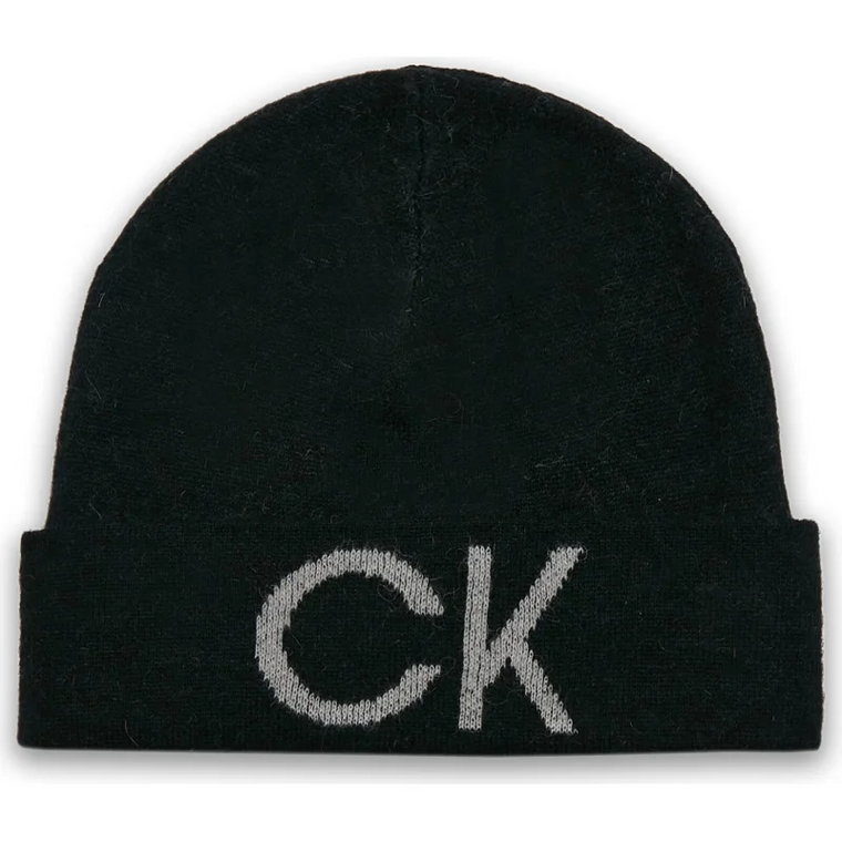 Calvin Klein Wełniana czapka ELEVATED MONOGRAM