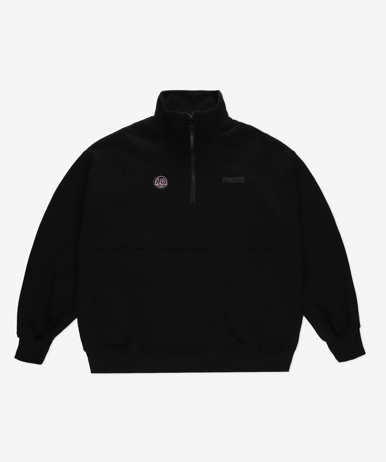 Half Zip Cla99y Black