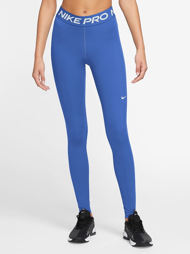 Nike Legginsy sportowe w kolorze niebieskim