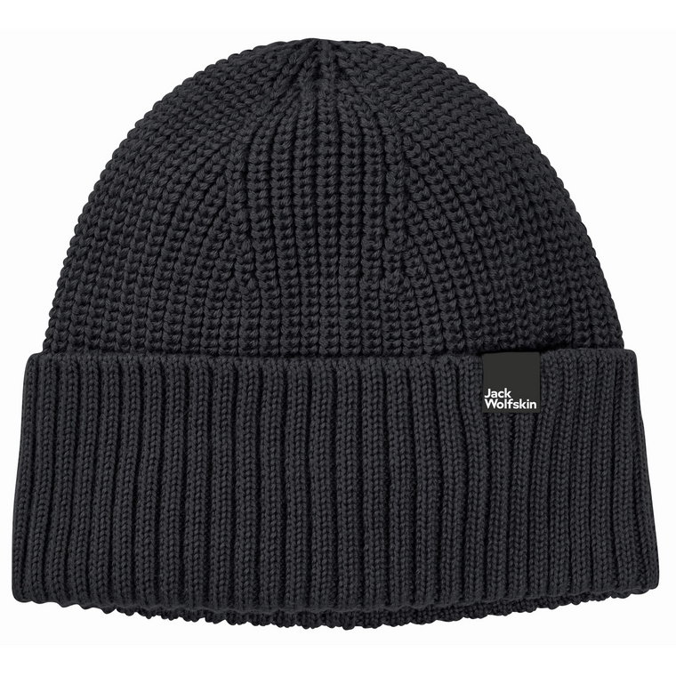 Damska czapka Jack Wolfskin SCHWANSEE BEANIE W black - ONE SIZE