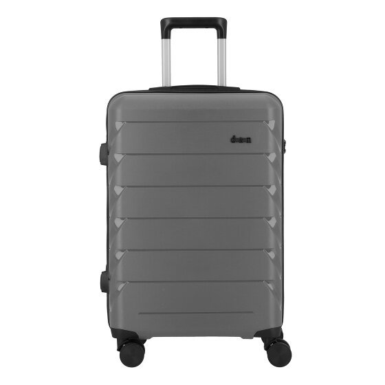 d&n Travel Line 4100 4 kółka Walizka M 64 cm grey