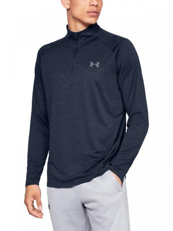 Męska bluza treningowa UNDER ARMOUR Tech 2.0 1/2 Zip - granatowa