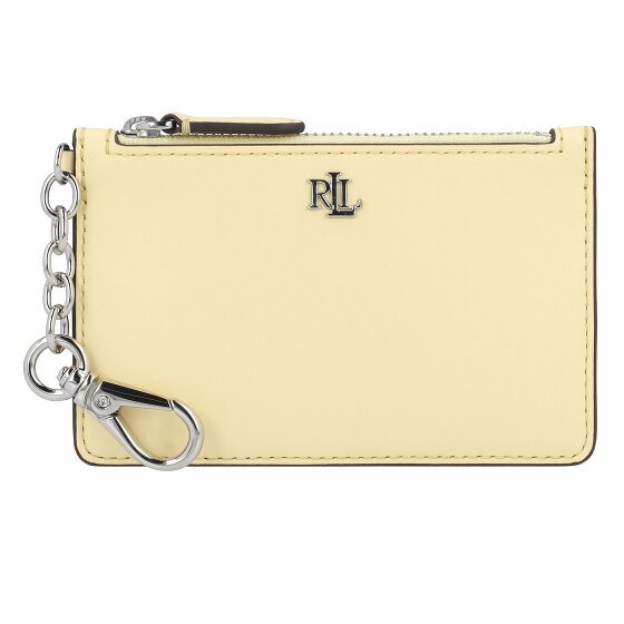 Lauren Ralph Lauren Zip Card Portfel z kluczem Skórzany 13 cm t bird yellow