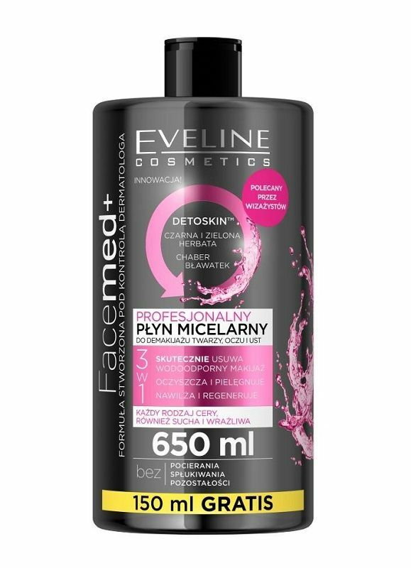 Eveline Facemed - Płyn micelarny profesjonalny 650ml