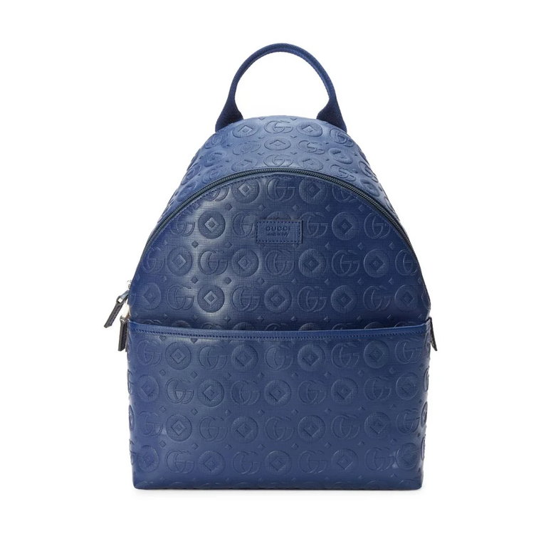 Niebieskie torby dziecięce z geometrycznym wzorem Double G Gucci