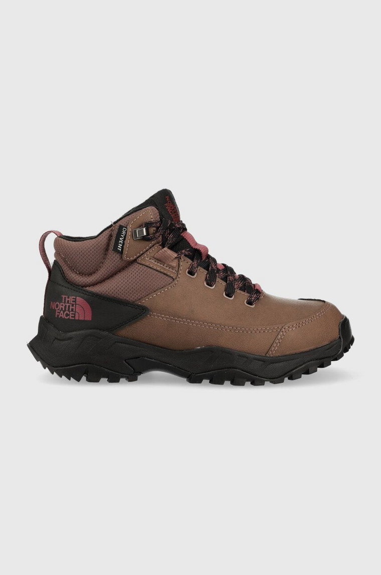 The North Face buty Storm Strike III WP damskie kolor fioletowy ocieplone