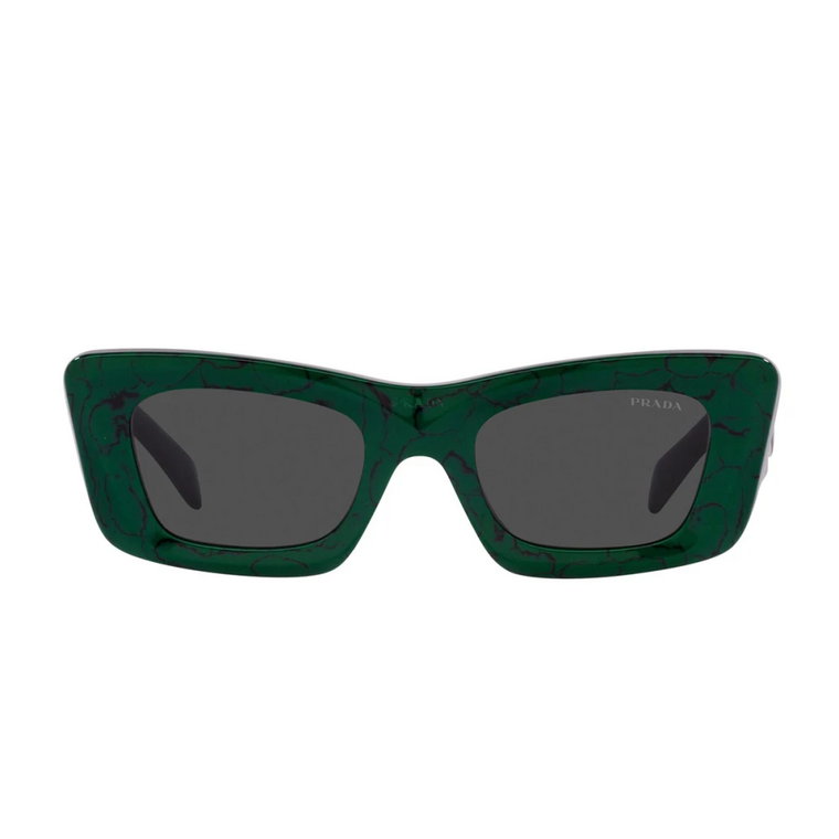 Okulary przeciwsłoneczne w kształcie kocich oczu z eleganckim designem Prada