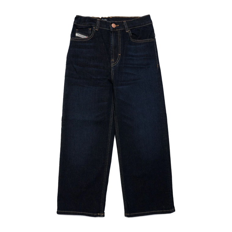 Vintage Ciemnoniebieskie Jeansy Flare 2000 Diesel