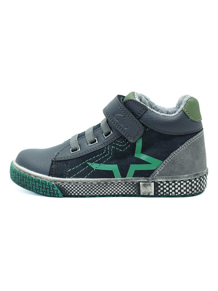 Ciao Skórzane sneakersy w kolorze szaro-zielonym