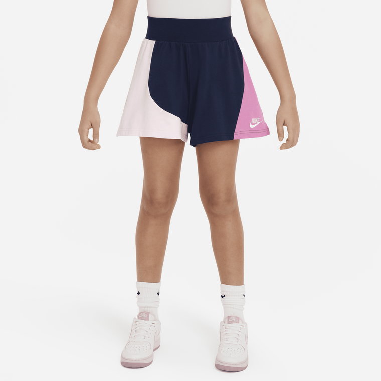Spodenki z dżerseju dla dużych dzieci (dziewcząt) Nike Sportswear - Brązowy