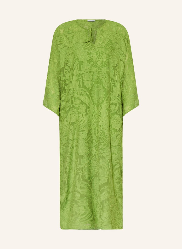 Mrs & Hugs Sukienka Letnia Typu Kaftan Z Rękawami 3/4 gruen