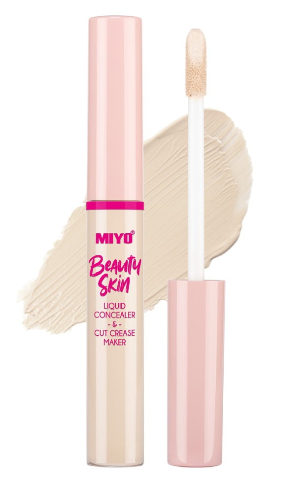 Miyo Beauty Skin Concealer Liquid And Cut Crease Maker Płynny korektor, 01