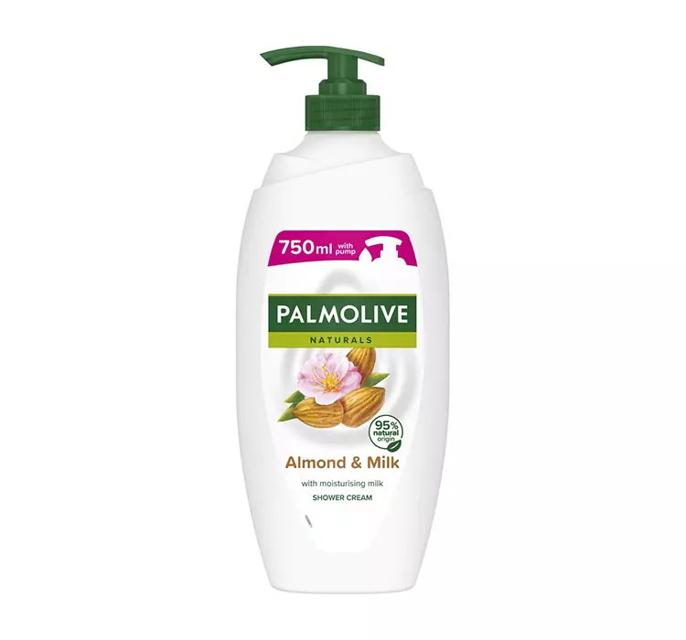 PALMOLIVE NATURALS ŻEL POD PRYSZNIC Z POMPKĄ ALMOND & MILK 750ML