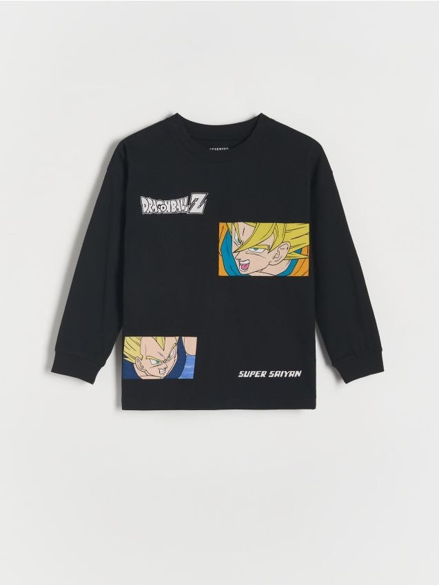 Reserved - Longsleeve Dragon Ball - czarny