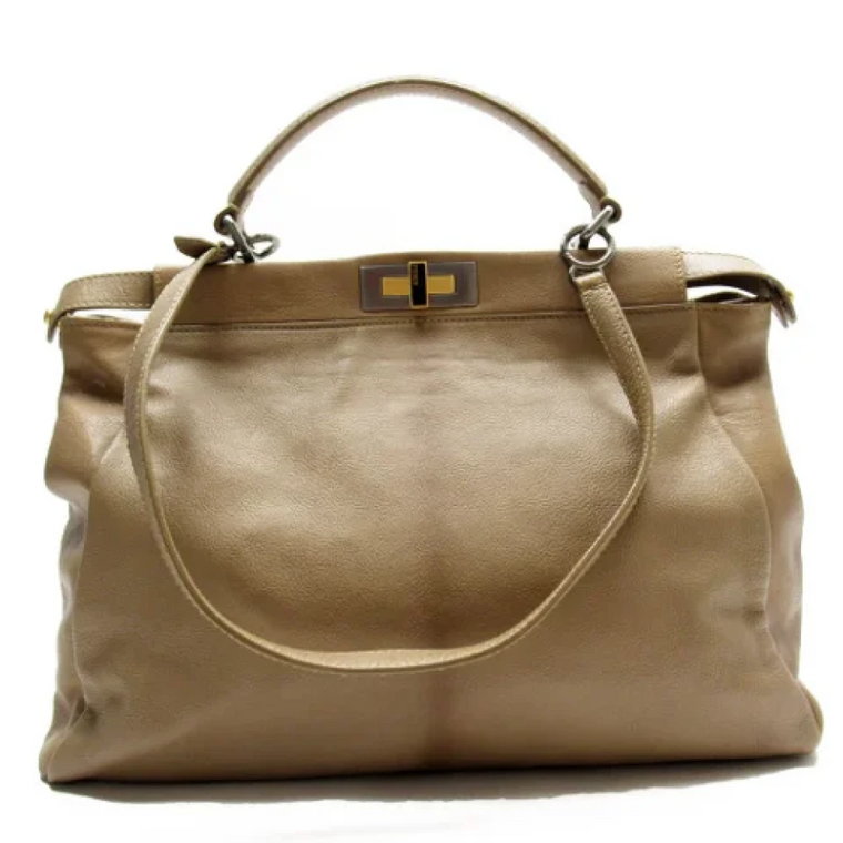 Pre-owned Leather handbags Fendi Vintage