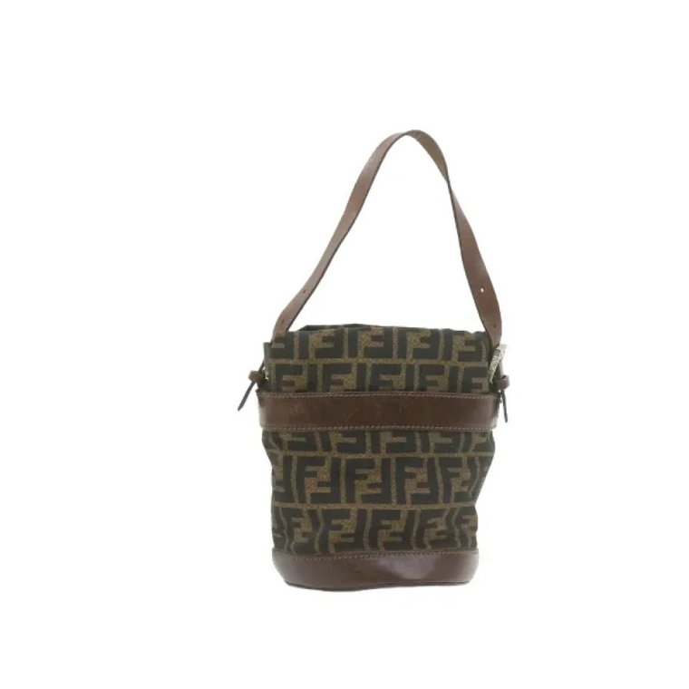 Pre-owned Canvas handbags Fendi Vintage