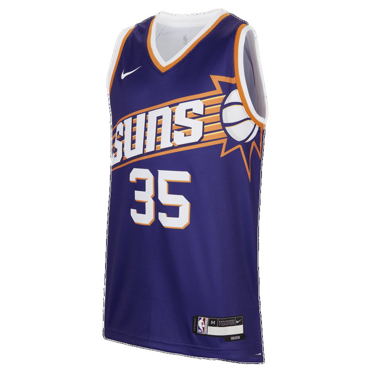 Koszulka dla dużych dzieci (chłopców) Nike Dri-FIT NBA Swingman Phoenix Suns 2023/24 Icon Edition - Fiolet