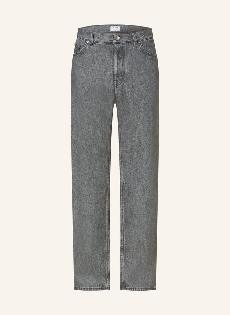 Filippa K Jeansy Classic Straight Fit blau