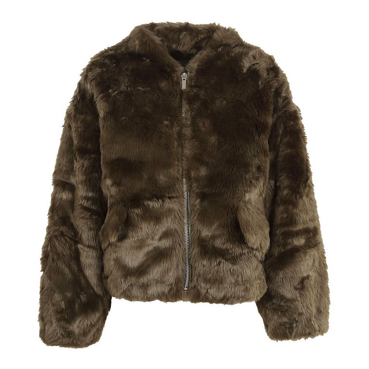 Faux Fur Cropped Jacket Proenza Schouler
