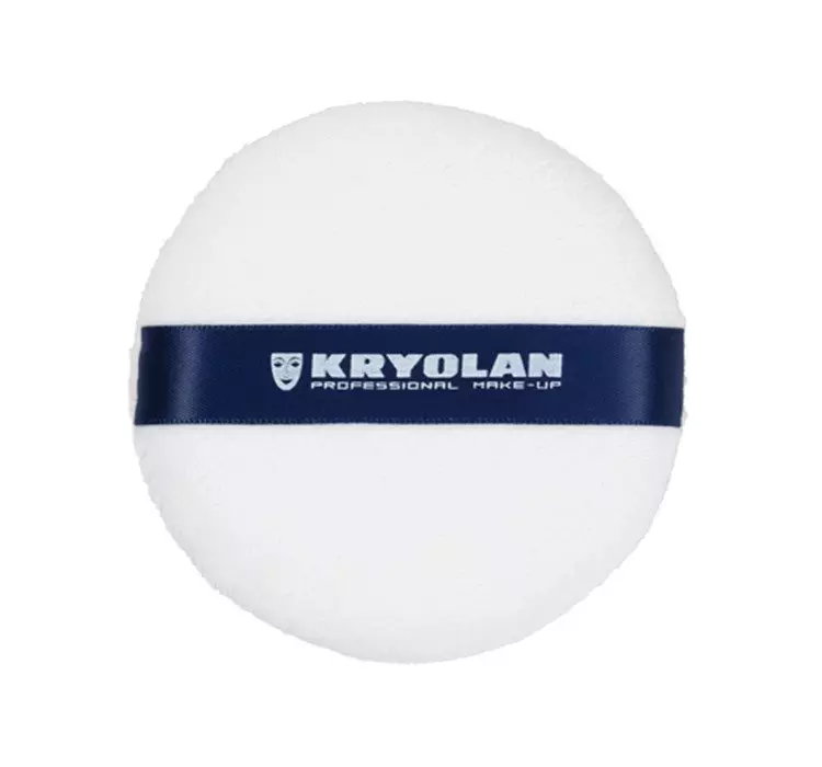 KRYOLAN POWDER PUFF PUSZEK DO PUDRU BIAŁY 7CM