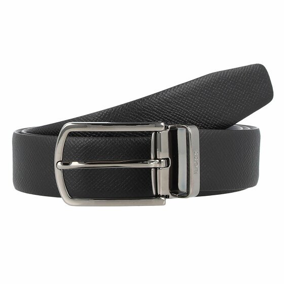 Boss Ofis Belt Leather black możliwość indywidualnego skrócenia
