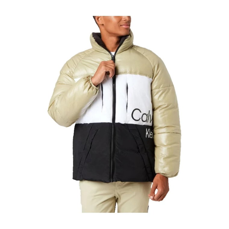 Kurtka puffer Colorblock Calvin Klein