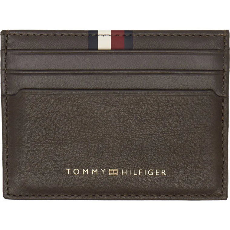 Tommy Hilfiger Skórzane etui na karty CORP