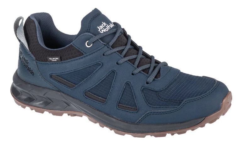 Jack Wolfskin Woodland 2 Texapore Low M 4051271-1010, Męskie, Granatowe, buty trekkingowe, tkanina, rozmiar: 40,5