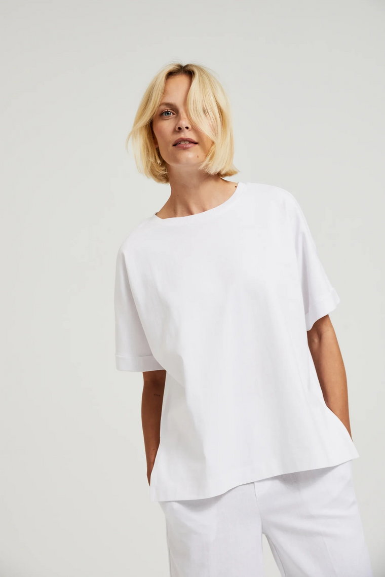 T-shirt oversize biały