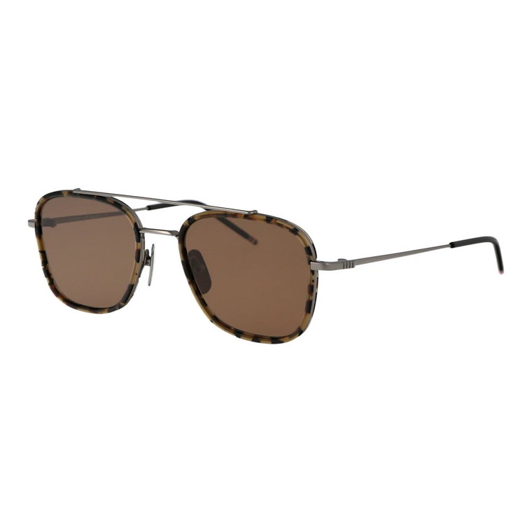 Stylowe okulary przeciwsłoneczne z unikalnym wzornictwem Thom Browne