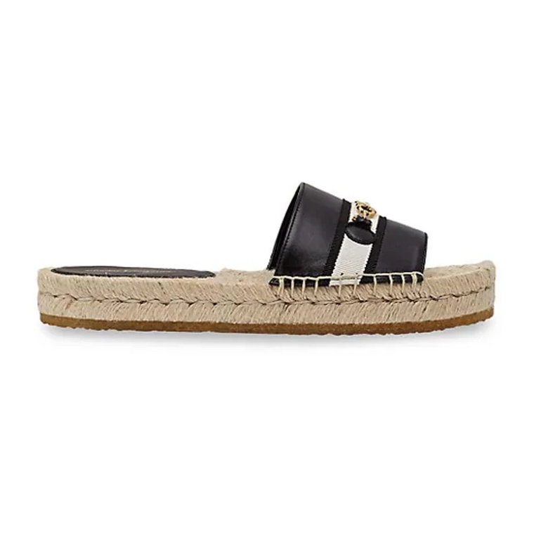 Skórzane Espadrille Slide dla Kobiet Salvatore Ferragamo