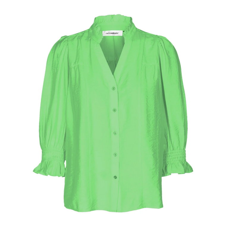 Vibrant Green Callum SS Koszula Bluzka 35160 Co'Couture