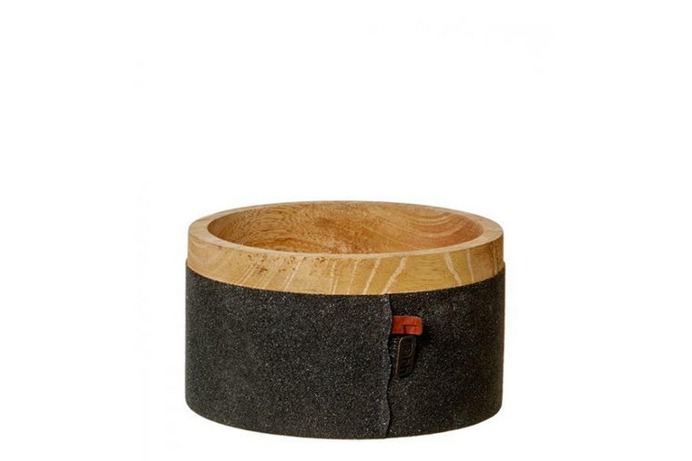 Miska Mango Wood czarna 15x8,5cm OOhh poekspozycyjna