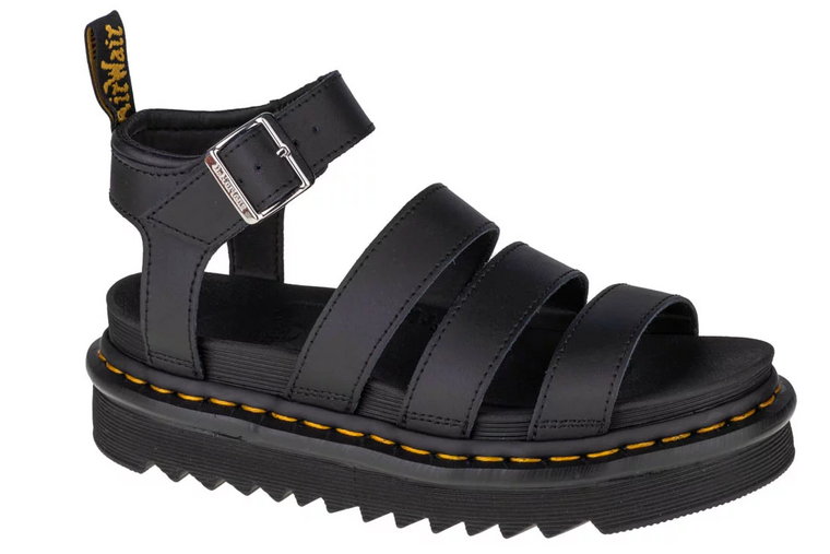 Dr. Martens Blaire Hydro Sandals DM24235001, Damskie, Czarne, sandały, skóra powlekana, rozmiar: 38