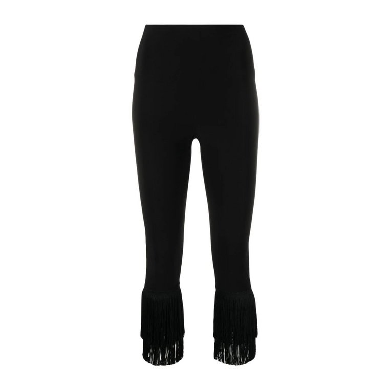 Norma Kamali Trousers Czarny Norma Kamali