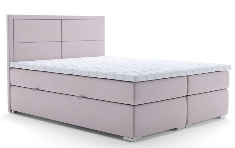 Podwójne łóżko boxspring Ronnet 160x200 - 32 kolory