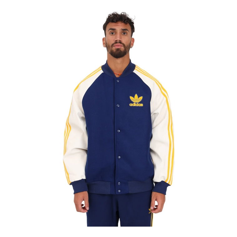 Lekka kurtka bomberka z odważnymi kolorami i unikalnym logo Adidas Originals