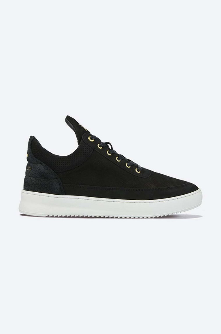 Filling Pieces sneakersy skórzane Low Top Ripple Ceres 25127261861 kolor czarny 25127261861-BLACK