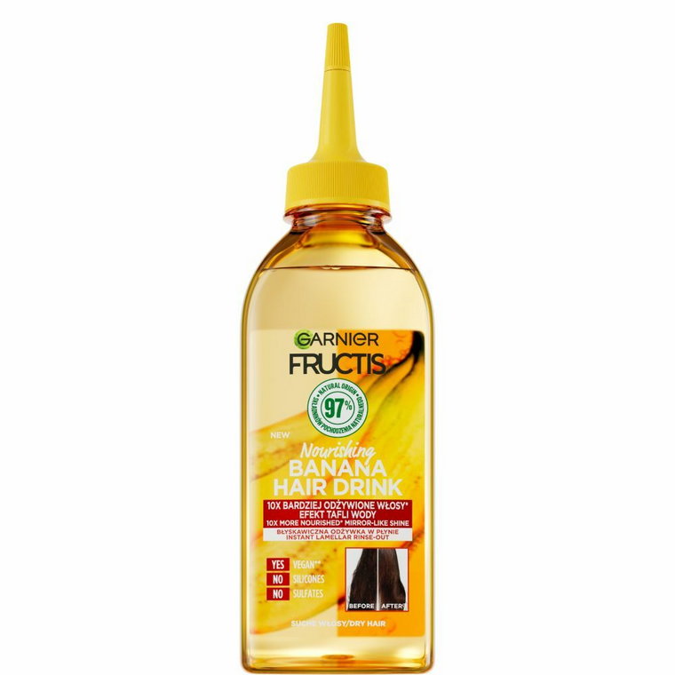 Fructis Hair Drink Odżywka Lamelarna Banana 200 ml