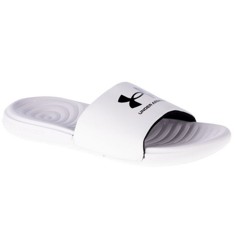 Klapki Under Armour Ansa Fixed Slides 3023761-103 białe