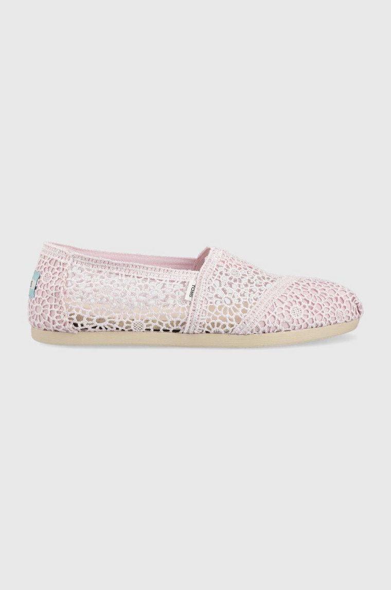 Toms espadryle Alpargata kolor fioletowy 10019908