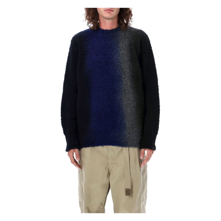 Dzianinowy sweter Sacai