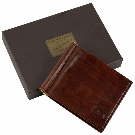 The Bridge Story Uomo Dollar Clip Leather 10,5 cm marrone-braun