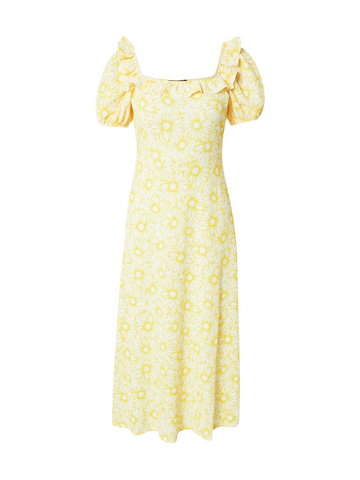 Dorothy Perkins Letnia sukienka  żółty / biały