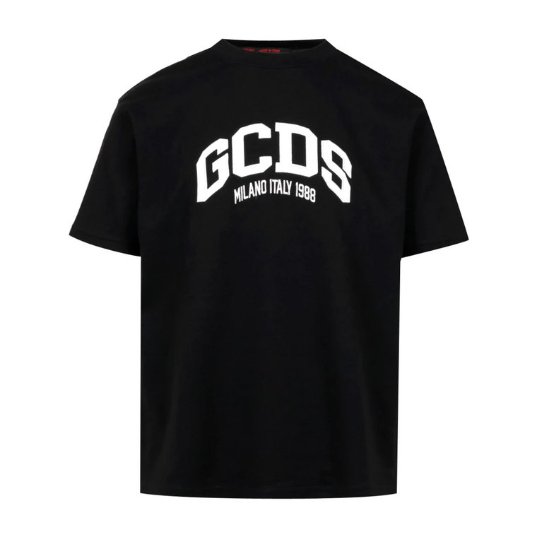 Logo Loose Bawełniany T-Shirt z Okrągłym Dekoltem Gcds